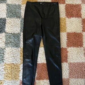 Zara Faux Leather Pants